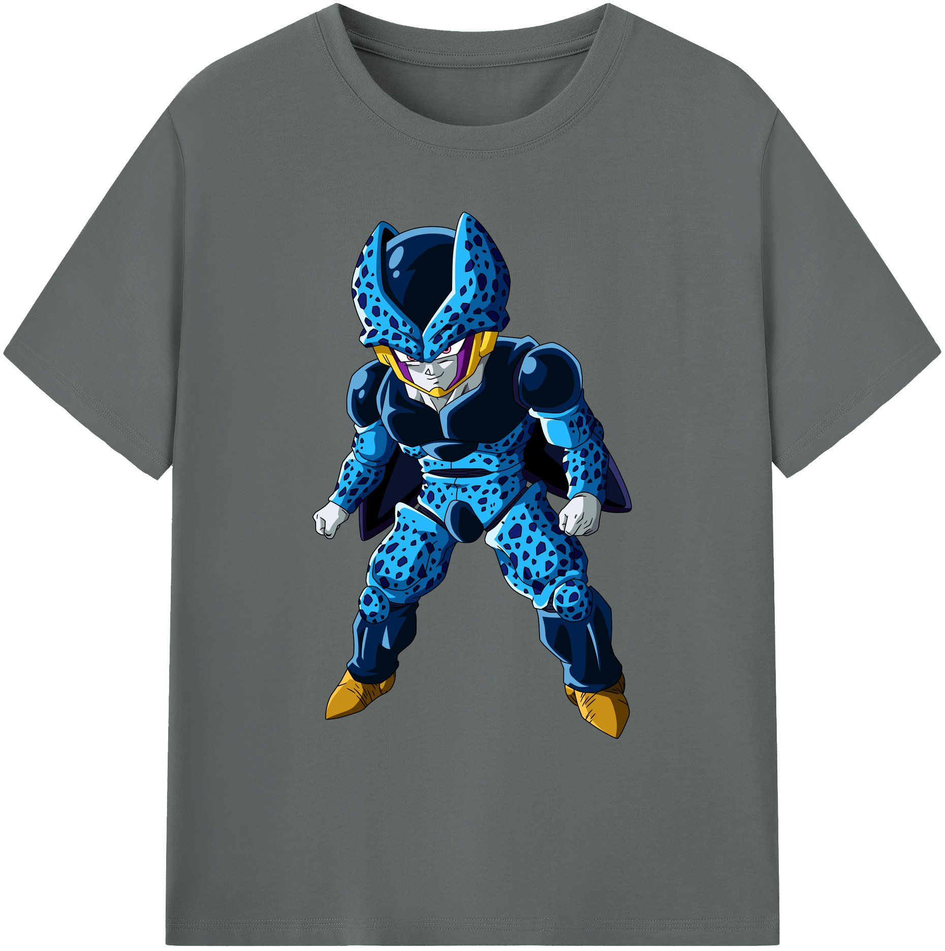 （画像用） ドラゴンボール セル DRAGON BALL Cell 綿100％ メンズ半袖Tシャツ｜肌触りやわらか＆通気性